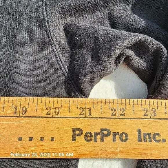 Young & Reckless Small Reckless Los Angeles Graphic Black Red White Sweatshirt - Picture 6 of 7